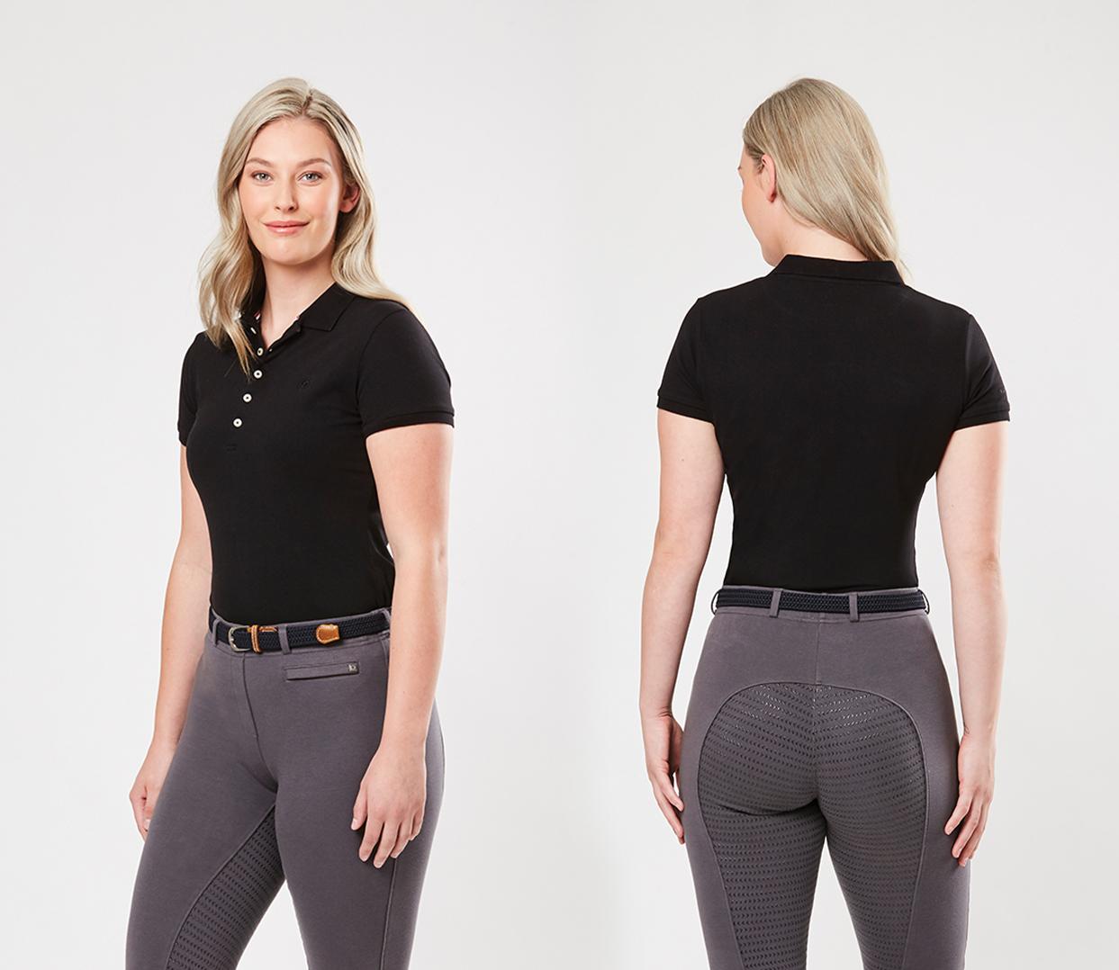 cap sleeve polo