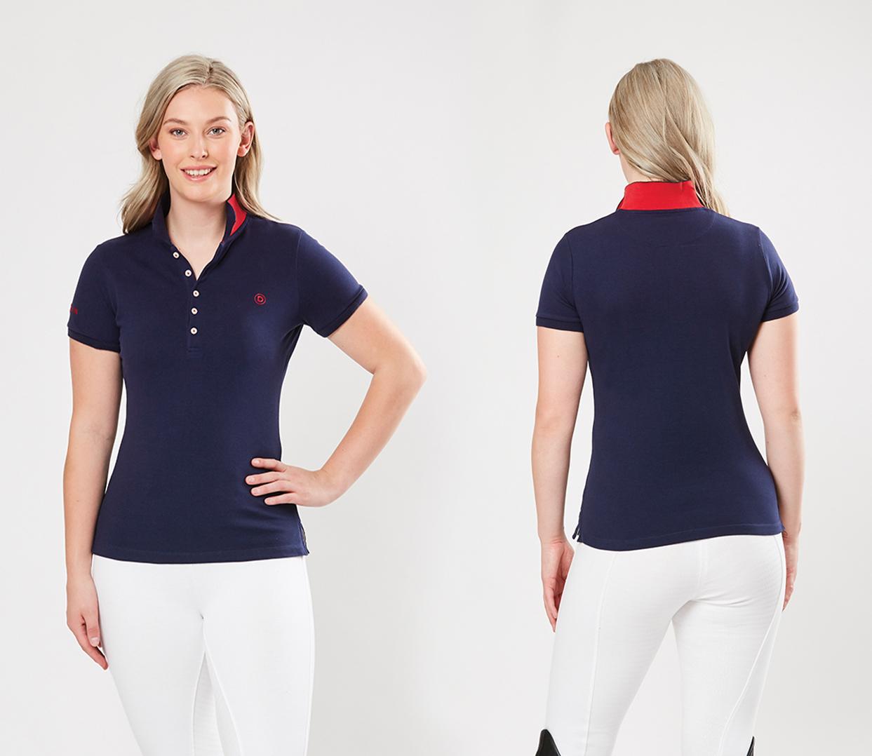 cap sleeve polo